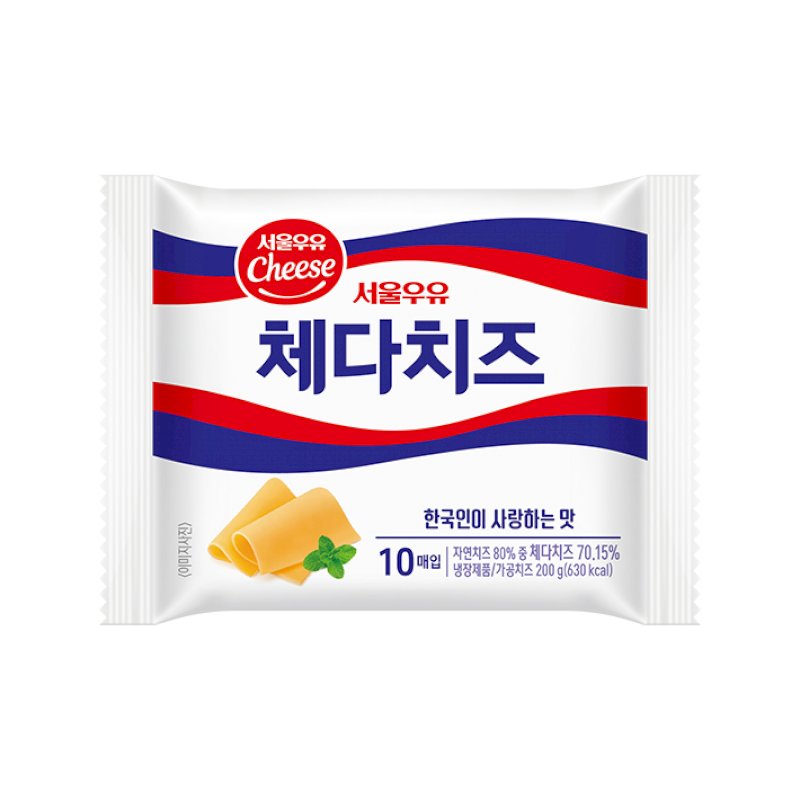 서울우유 체다치즈 10매 200g