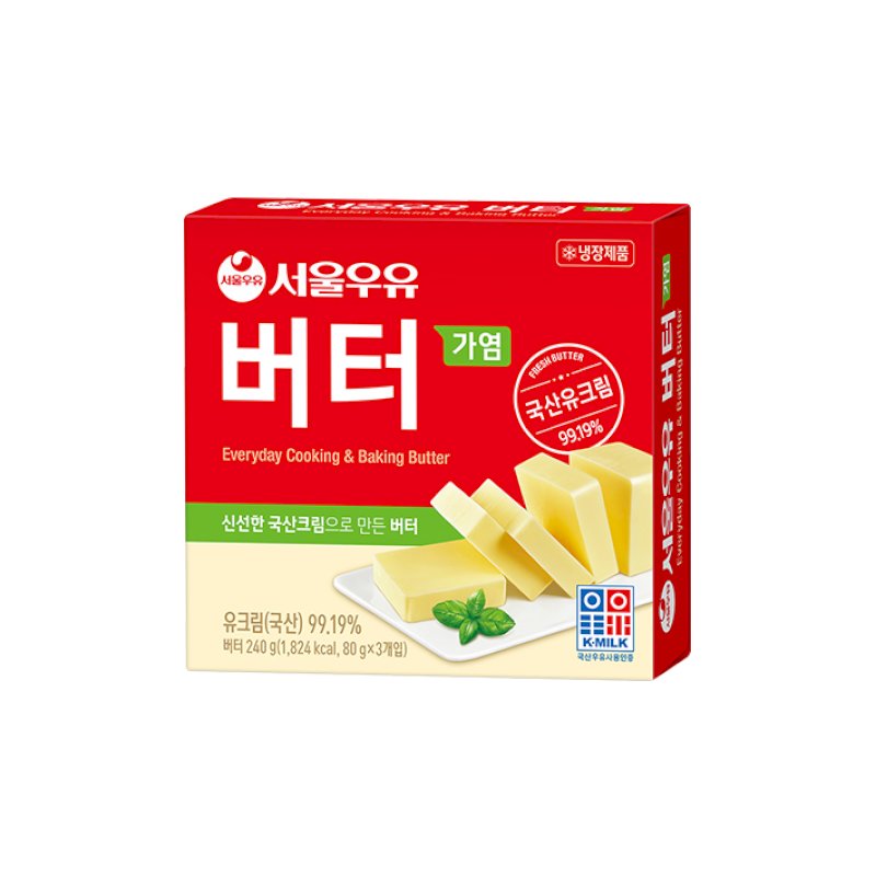서울우유 버터 (가염) 240g