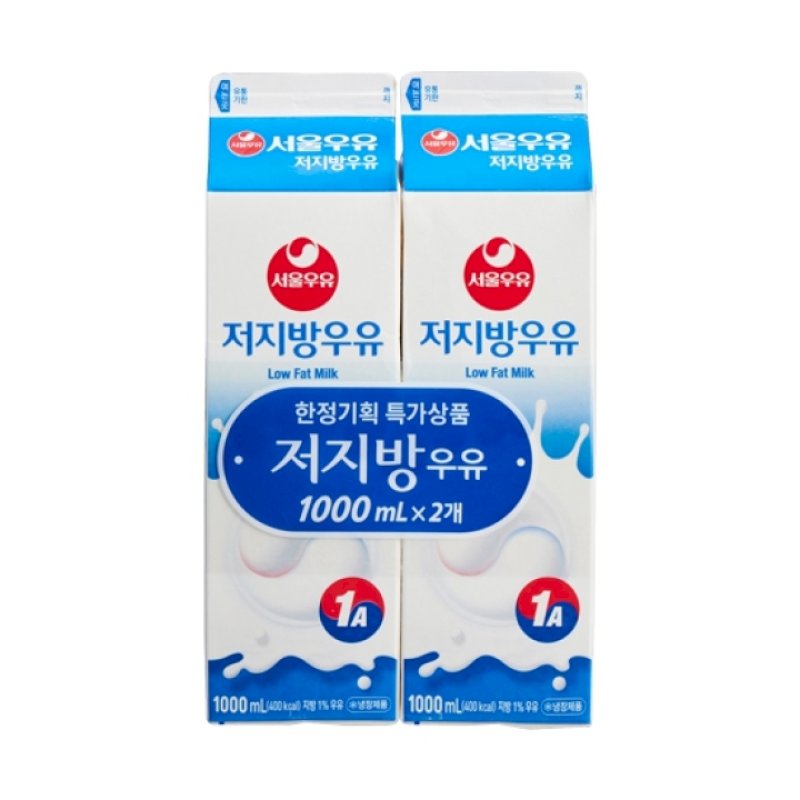 서울우유 저지방 우유 기획 1L 2입