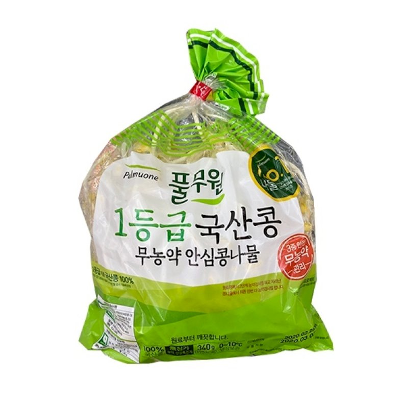 풀무원 국산콩 콩나물 340g