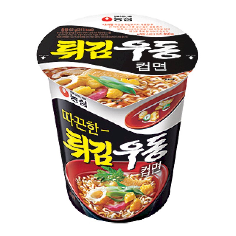 농심 튀김우동 컵 62g