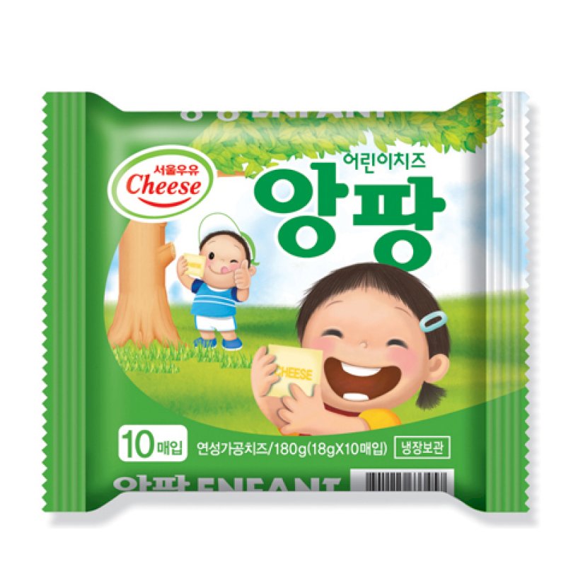 서울우유 어린이치즈 앙팡 10매 180g