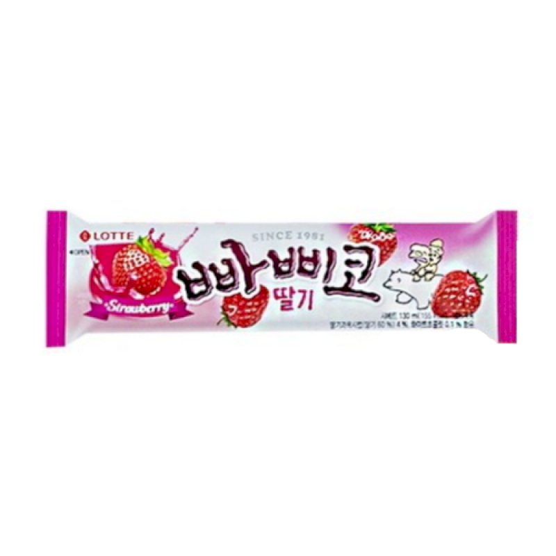 롯데 빠삐코 딸기 130ml