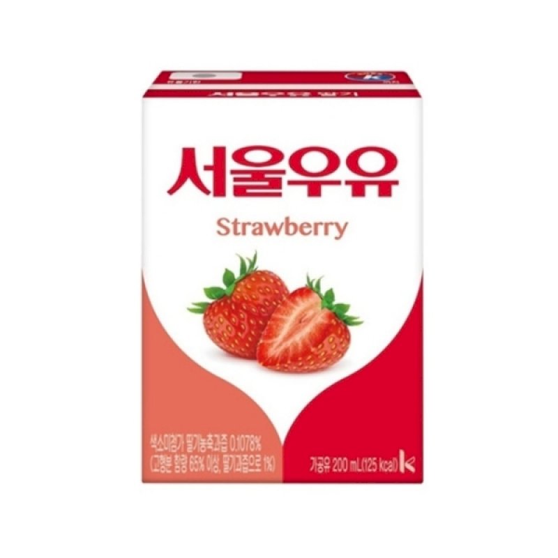 서울우유 딸기 멸균 200ml